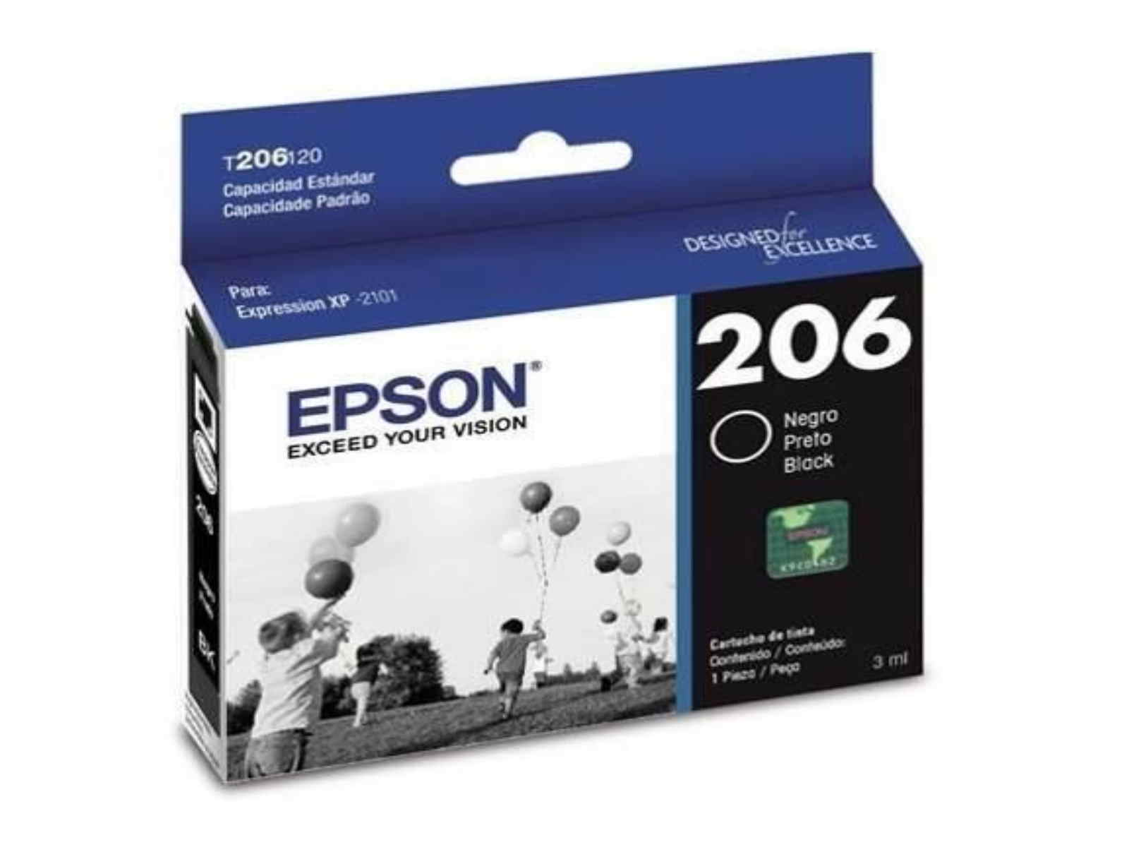 TINTA EPSON XP-2101 NEGRO T206120AL - Proveedora de Oficinas