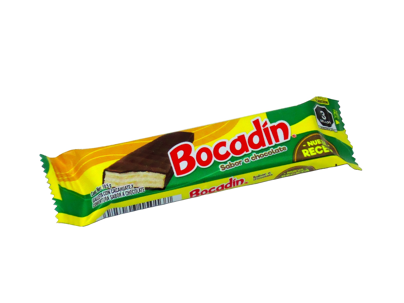 BOCADIN GALLETA C/CHOCOLATE 10.5G                           
