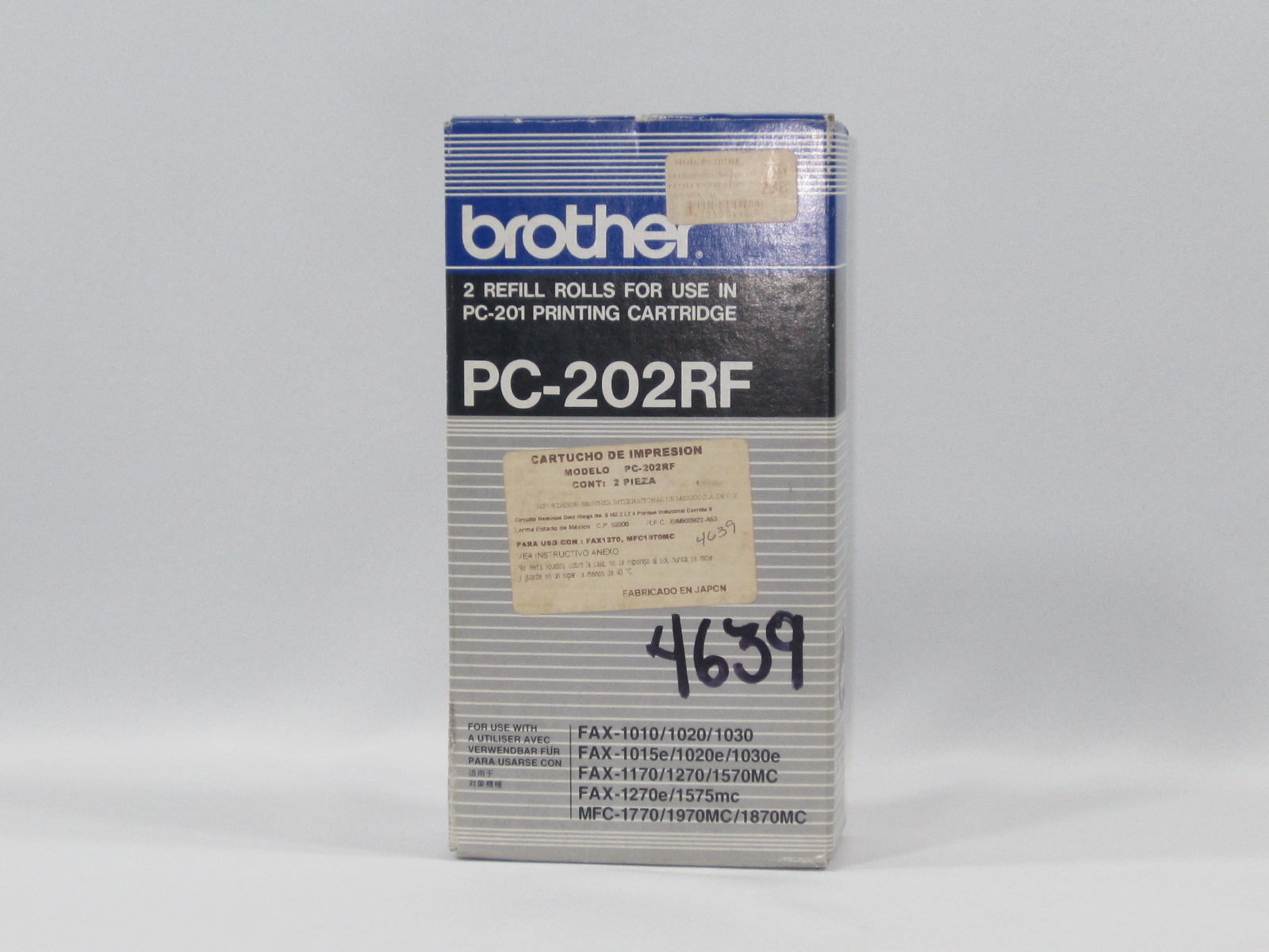REPUESTO PC-202 P/FAX BROT.C/2 1270/1970                    