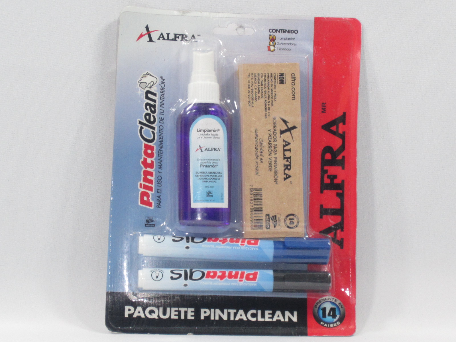 PAQUETE BLISTER PINTA-CLEAN 6617 ALFRA                      