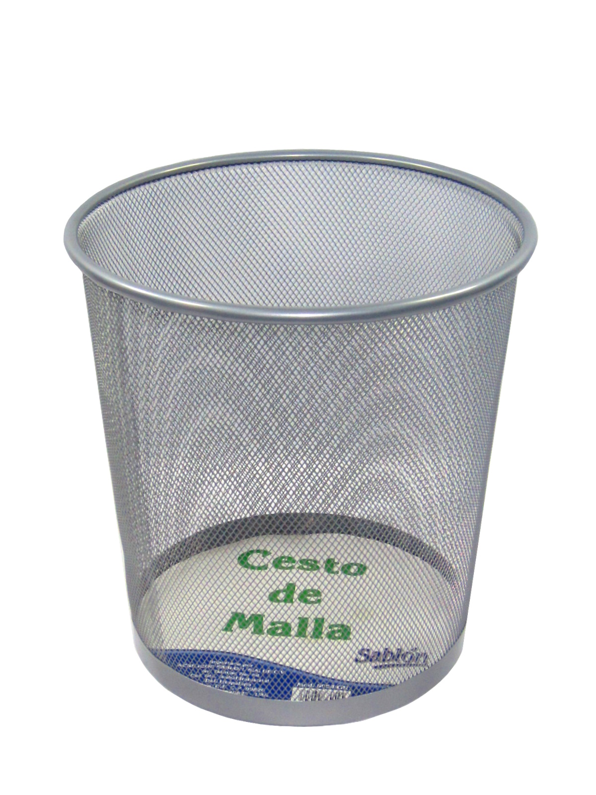 CESTO DE MALLA METALICO GRIS 8054GR SABLON                  