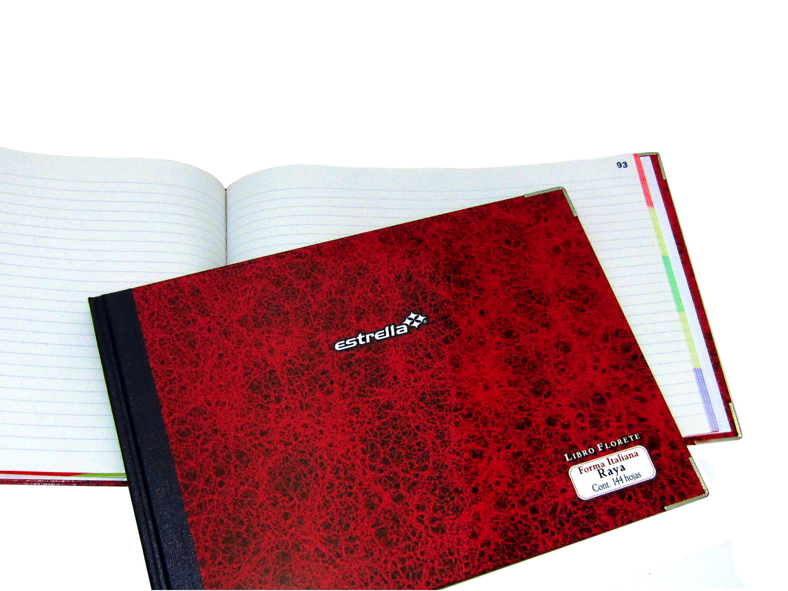 Cuaderno con dibujo de nuestro catálogo en la portada, de 15x21cm
