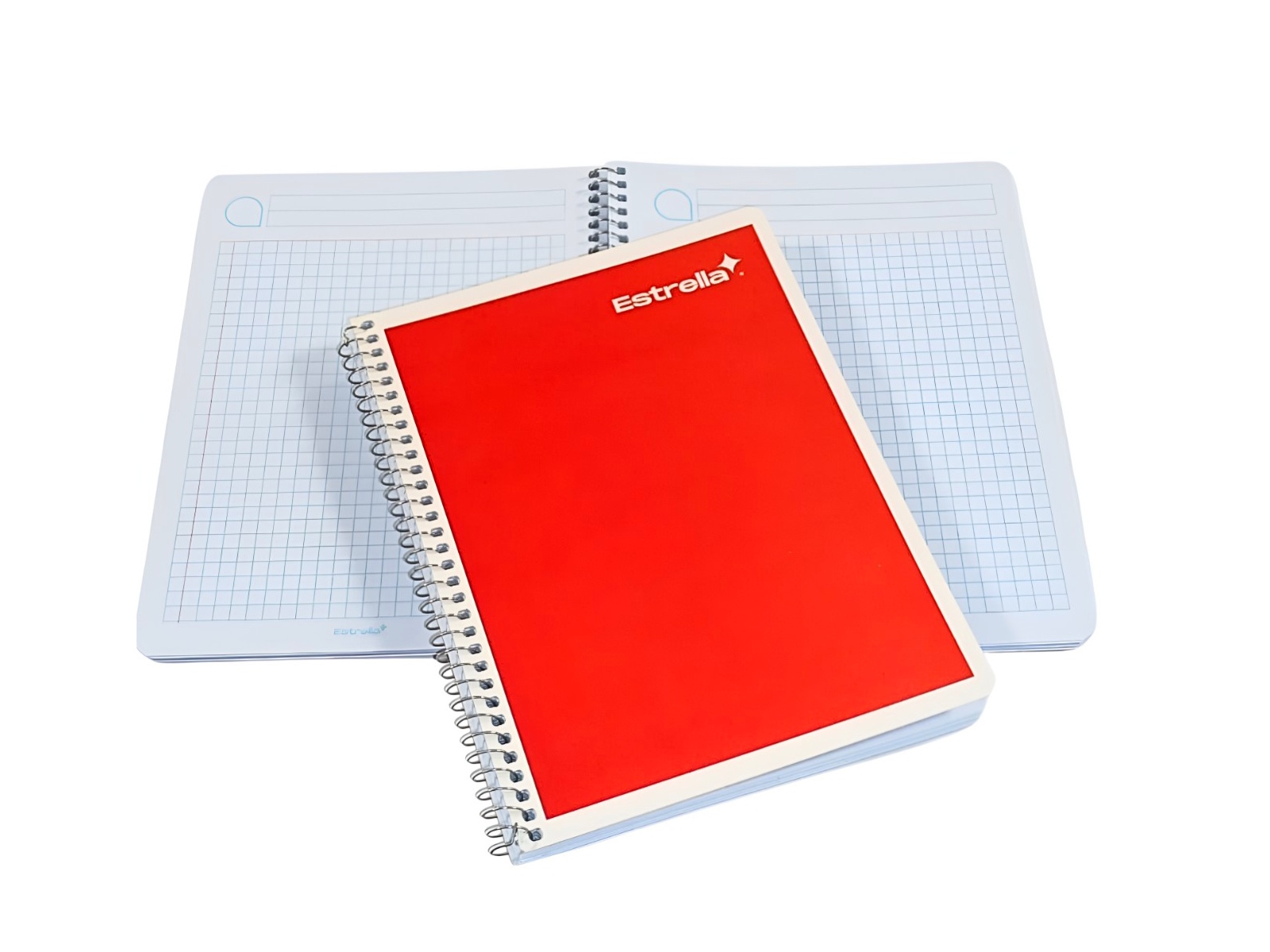 CUADERNO FORMA FRANCESA 5MM 100 HJS ESTRELLA 0186           