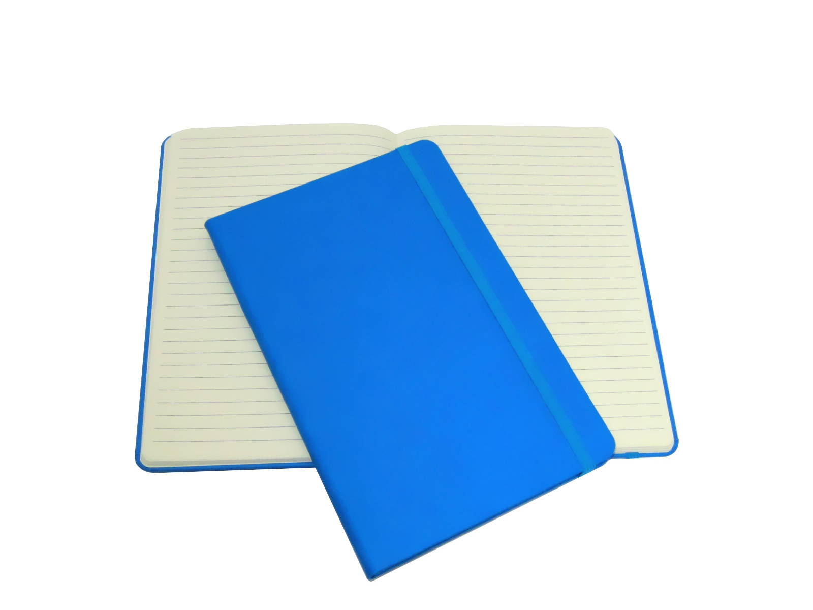 LIBRETA 15.5 X 21.5 CMS RAYA 80 HJS C/LIGA COLOR AZUL       