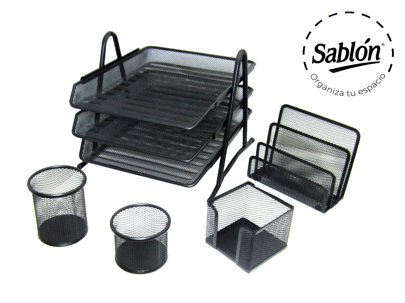 JUEGO DE ACCESORIOS P/ESCRITORIO 3018M SABLON               